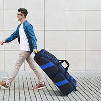 Équipement personnalisé de grande capacité pour battes de Baseball sac de sport sacs pour attrape-baseball sacs roulants de Baseball et Softball avec roues