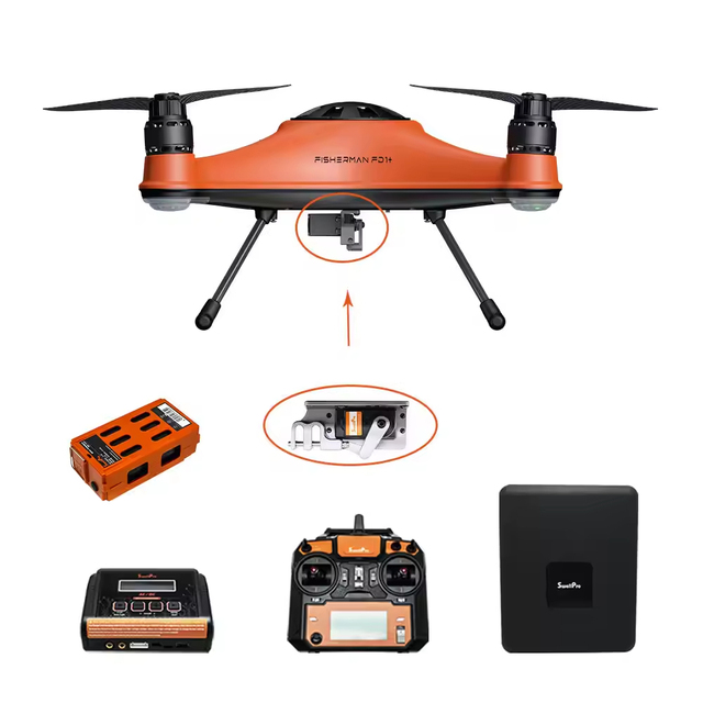 Fishing Drone FD1 IP67 Waterproof with 4k Camera and Gps Long Range Professional UAV Payload Drones Commercial Drones