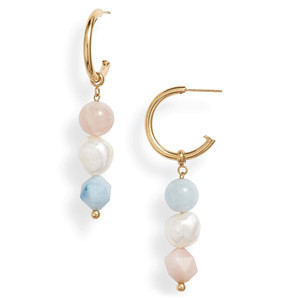 Orecchini Pendenti con Pietre Grandi - Product Image 1