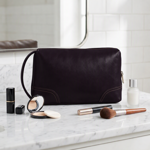 Full Grain <b>Leather</b> Travel Pouch Vintage Zipper Clutch <b>Bag</b> Portable Organizer Case for Men <b>Small</b> <b>Bag</b> for women Cosmetic <b>Bag</b> - Product Image 6