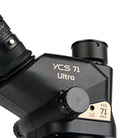 YCS 71 Ultra Trinocular Microscope 0.67X-45X Zoom Co-visual Stereo Microscope for Phone PCB BGA Repair Tools Set 4K Camera