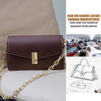 Sac à bandoulière de luxe personnalisé pour femme, style minimaliste, avec rabat rectangulaire, fabrication directe en usine