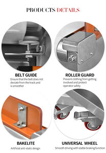 고정밀 고효율 자동 금속 금 탐지기 빵 간식 달콤한 고기 쌀 생산 라인 - Product Image 5