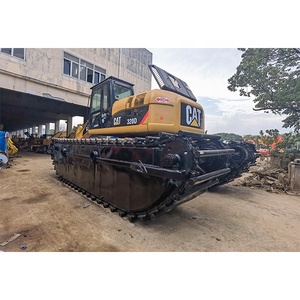 Excavadora anfibia Cat 320D usada, máquina pesada en buenas condiciones de funcionamiento - Product Image 4