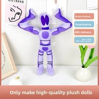 Peluche de jeu populaire en gros : Adorable poupée lapin clown pour collection de fans et cadeau