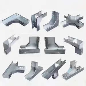 New Design Top Quality Hot Dip Galvanized Steel Cable Tray Trough Type Tray Horizontal Elbow