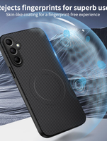 Étui de téléphone portable antichoc en fibre de carbone texturée magnétique résistant aux chutes adapté à Infinix Note 60 Pro Pininfarina