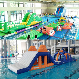 Parcours d'obstacles aquatiques gonflable pour <span class=keywords><strong>piscine</strong></span>, course aquatique, jeux sportifs aquatiques, parcours d'obstacles, fête à la <span class=keywords><strong>piscine</strong></span> - Product Image 4