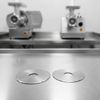 Lame de trancheuse à viande en acier inoxydable 440C de qualité supérieure, couteau de remplacement circulaire pour machine de transformation alimentaire commerciale