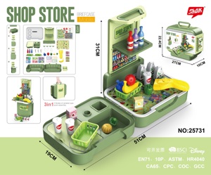 Maletín de maquillaje <span class=keywords><strong>para</strong></span> niñas, maletín de belleza <span class=keywords><strong>para</strong></span> niños, juegos de rol, herramientas de cocina, 2021 - Product Image 2