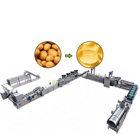 Volledig automatische productielijn voor aardappelchips, friet en snacks