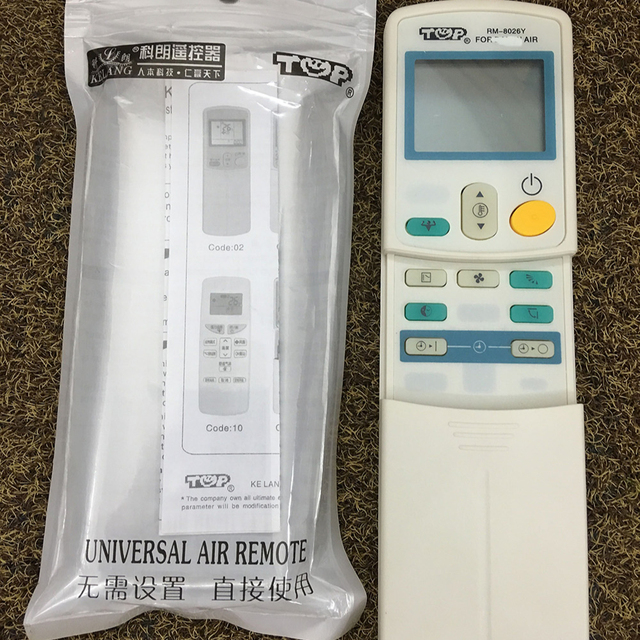 Air Conditioner Remote AC Control LCD Universal Conditioning Controller RM-8026Y