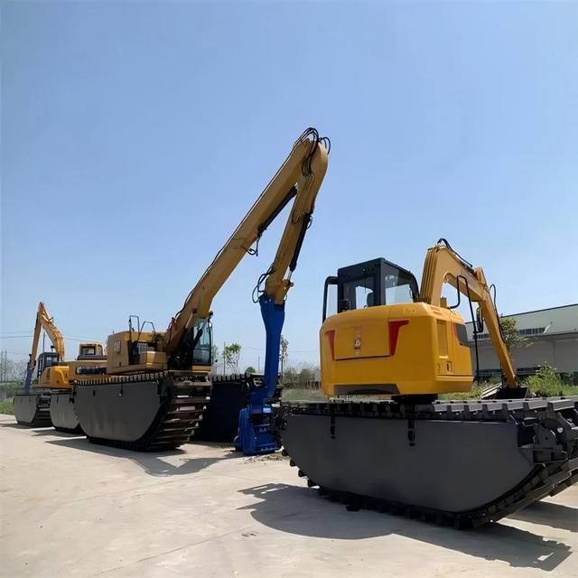 XE115GS Ultra Low Ground Pressure Amphibious Excavator Swamp Marsh Crawler Digger for Muddy & Wet Terrain Jobs