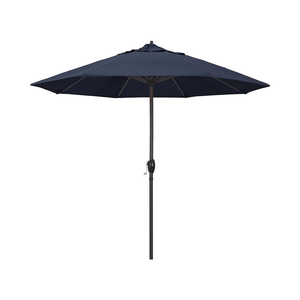 Paraguas <span class=keywords><strong>de</strong></span> aluminio moderno para patio <span class=keywords><strong>de</strong></span> 9 'Rd para tela, elevador <span class=keywords><strong>de</strong></span> inclinación automática, manivela, poste <span class=keywords><strong>de</strong></span> bronce para patio - Product Image 1