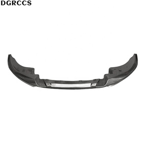 4 Series G22 G20 2020-2024 3D Sports Carbon Fiber Front Lip Bumper Shovel Accessory <b>Kit</b> <b>Polished</b> Vacuum Technology - Product Image 2