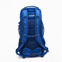 Sac à dos d'escalade à coque souple avec cadre interne et logo personnalisé, étanche, 35L-70L, sangle réglable pour sports de plein air, trekking, escalade