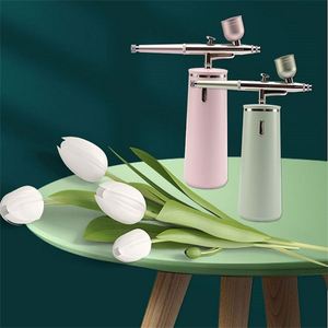 Pulverizador Facial Iónico Nano de Acero Inoxidable Recargable Pakiss, Compresor de Aerógrafo Profesional Silencioso, Oxígeno Portátil para Automóvil - Product Image 5