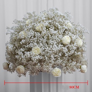 Bola de Flores de Cielo Estrellado de 80 cm, Decoración para Escenarios de Boda, Flor Artificial para Mesa, Sala de Estar, Salón de Exposiciones - Product Image 4