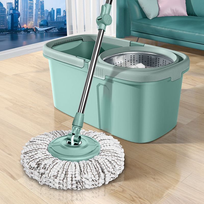 Dual-drive rotating mop - Green