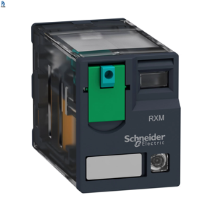 Relé de Potencia Rxm2ab2ed, Bobina de 48 V, Capacidad de Conmutación de 12 A, DPDT (Doble Polo Doble Tiro), Contactos de Plata, Relé Harmony Rxm - Product Image 1