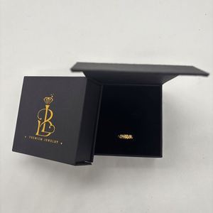 Custom Logo High-End Cardboard Jewelry Packaging Box with Magnetic Closure Sponge Lining and Eco-Friendly Features - Product Image 2
