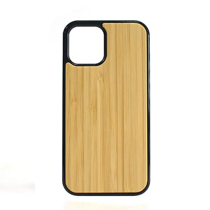 Funda ecológica de madera de bambú natural para iphone, carcasa de diseño de madera de cerezo para iphone xr xs 14 pro 7 8 13 mini, 13 12 pro max