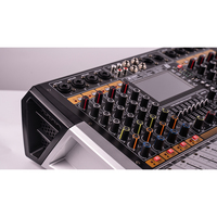VR-8PRO Mixeur audio numérique professionnel 8 canaux avec connectivité Bluetooth et USB, égaliseur complet, fonction de bouclage et effets intégrés pour la maison et la scène