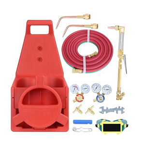 Kit de Soldadura Industrial Portátil Mini, Cilindro de Gas, Soplete de Latón, Kit de Corte Estilo Americano, Incluye Suministros de Soldadura y Soldadura Fuerte - Product Image 1