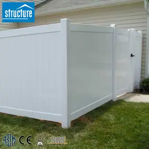 Easily Assembled Rot Proof Sustainable Garden UV Protection White Plastic Coating Temporary Short Garden Pvc Fencing