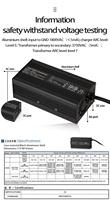 Chargeur rapide en aluminium C600M 84V 10A pour batteries lithium-ion, vélo électrique, scooter, moto, station de batterie
