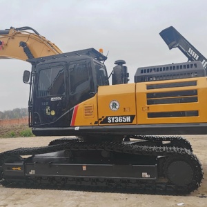 Excavadora hidráulica diésel SANY SY365H, equipo de excavación genuino nacional de segunda mano, disponible en stock, envío rápido, pocas horas de operación. - Product Image 3