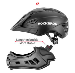 Casco de Seguridad para Niños ROCKBROS Integralmente Transpirable Ultraligero Moldeado Integralmente de Cobertura Total para Bicicleta - Product Image 5