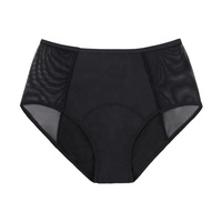 Culotte menstruelle Intiflower 9140 4 couches grande taille pour filles - Sous-vêtements menstruels anti-fuites pour femmes