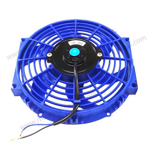 Customized 10'' Universal <strong>Auto</strong> <strong>Electric</strong> Radiator Fan Cooling <strong>System</strong> 12V Curved Blade Red - Product Image 3