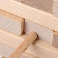 Tour empilable en bois personnalisée blocs de construction en bois bricolage jeu de dominos enfants développement nombre blocs jouets