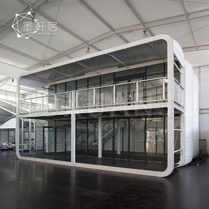 High Quality <strong>Double</strong> <strong>Layer</strong> <strong>Pop</strong> <strong>up</strong> Rectangular Glamping Capsule Display Tent for Store - Product Image 2