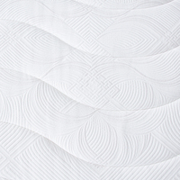 Matelas hybride personnalisable en latex et ressorts ensachés à haut maintien pour appartement contemporain - Fermeté moyenne, Série Sleep Flower Star Language