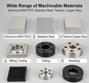 Piezas de Brazo de Aluminio y Acero Inoxidable Mecanizadas por CNC Personalizadas y Profesionales para Robots, Cobots, Robots Colaborativos y Robots Industriales - Product Image 3