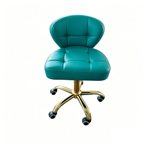 Poltrone da <span class=keywords><strong>Parrucchiere</strong></span> Professionali Marroni con Funzione Girevole e Mobile per Saloni - Successore all'Ingrosso - Product Image 2