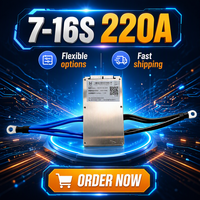 Carte de protection de batterie intelligente ANT 7-16S 220A (pic 550A) avec Bluetooth pour alimentations électriques