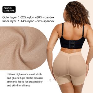 Waistdear - Pantalones Cortos Moldeadores de Cintura Baja con Control Firme, Reductores de Abdomen, de Nylon y Malla, Levanta Glúteos, Tallas Grandes, Venta al por Mayor - Product Image 5