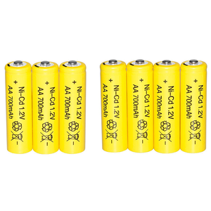 Auf Lager NiCD AA Größe Akku 1,<span class=keywords><strong>2</strong></span> V 700mAh Ni-CD Batterie Akku für fern gesteuertes Spielzeug - Product Image 1