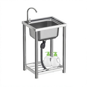 Fregadero Rectangular de Acero Inoxidable de un Solo Tazón para Cocina, Baño y Uso en Hoteles - Product Image 4