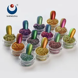 Shengzhu <span class=keywords><strong>Orange</strong></span> Rouge Or Poudre COT Série Multi Chrome Pigment Fard À Paupières - Product Image 1