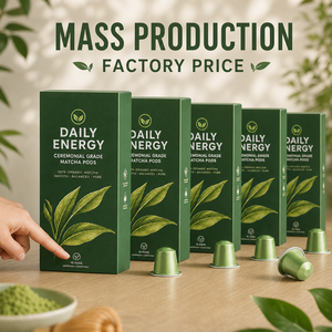 Capsules de Matcha Fiables Compatibles avec les Machines Nespresso – Dose Unique – Marque Privée – Prix de Gros - Product Image 6