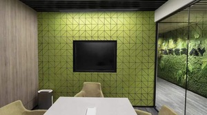 100% panneaux muraux acoustiques d'absorption acoustique en polyester PET feutre supérieur adhésif déflecteur mural <span class=keywords><strong>plafond</strong></span> <span class=keywords><strong>insonorisation</strong></span> - Product Image 6