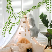 Plantes artificielles de lierre, feuilles de vigne vertes, guirlande de verdure suspendue, fausse décoration murale de mariage, décoration de plafond et de jardin