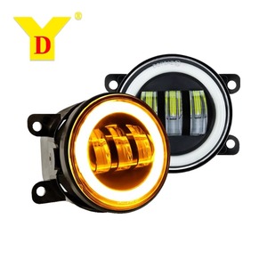 Luces <span class=keywords><strong>LED</strong></span> <span class=keywords><strong>de</strong></span> Conducción <span class=keywords><strong>de</strong></span> 3.5 Pulgadas, Anillo Halo Blanco Natural, DRL, <span class=keywords><strong>Ojo</strong></span> <span class=keywords><strong>de</strong></span> Ángel, Lámpara Antiniebla, Impermeable, 60W, Luz Diurna, 12V, 6000K, Nueva Llegada - Product Image 1