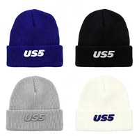 Casquette personnalisée à faible MOQ avec logo en PU, haute qualité, douce et chaude, unisexe, pour le camping, les activités de plein air et la vie quotidienne, motif géométrique tricoté