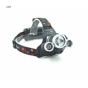 Waterdichte Oplaadbare Camping Led Koplamp 1500 Lumen High Power T6 Xpe Drie Licht 18650 Vissen Hoofd Lamp